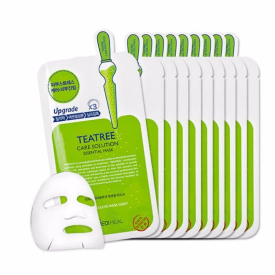Mặt Nạ Chứa Tinh Chất Tràm Trà Ngăn Ngừa Mụn Mediheal Teetree Care Solution Essential Mask EX Số lượng: 1 miếng
