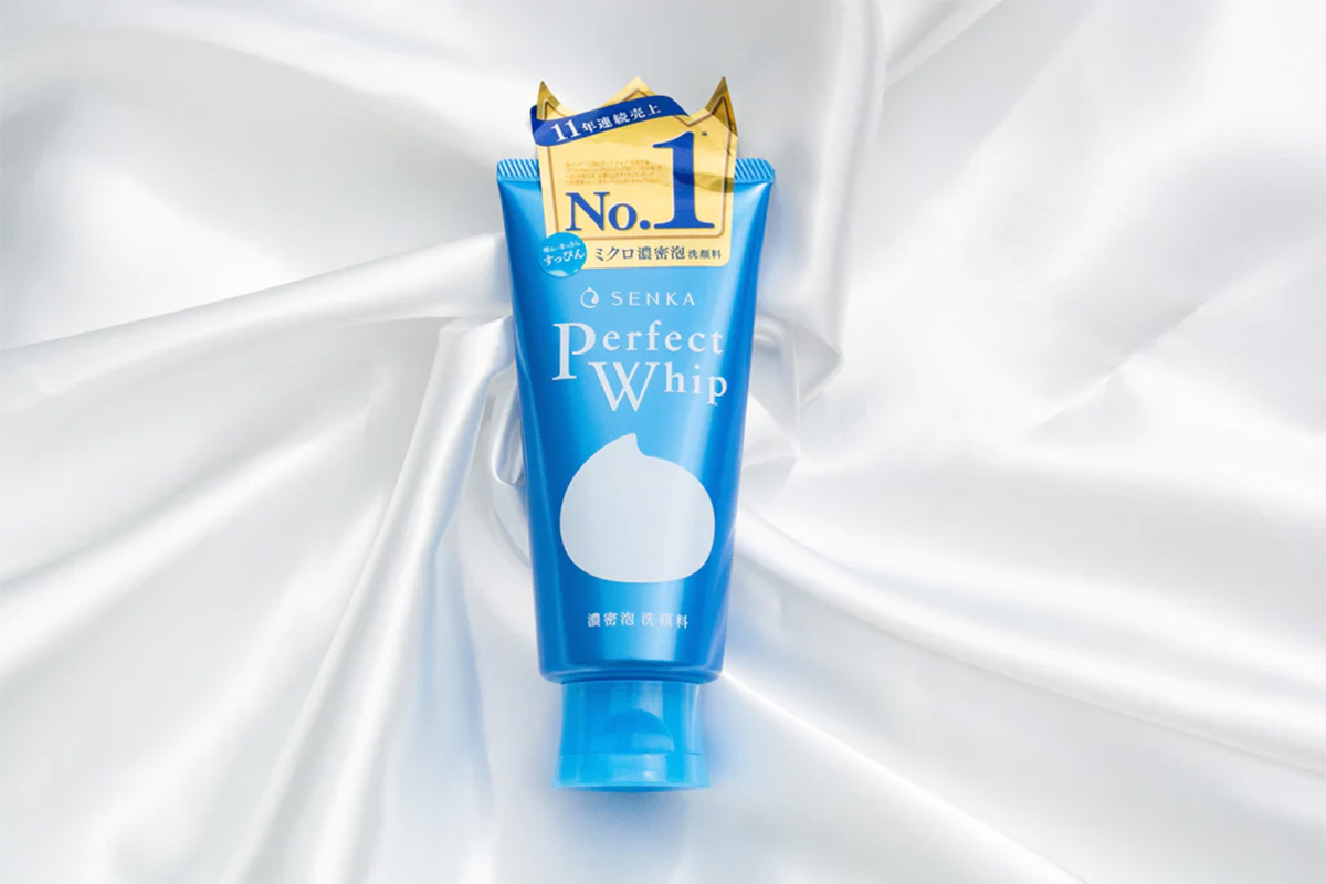 Sữa Rửa Mặt Tạo Bọt Chiết Xuất Tơ Tằm Trắng Senka Perfect Whip Facial Foam Wash 120g