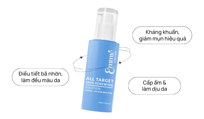 Dung Dịch Tẩy Da Chết Chuyên Dụng Emmié All Target Skin Renewing Solution