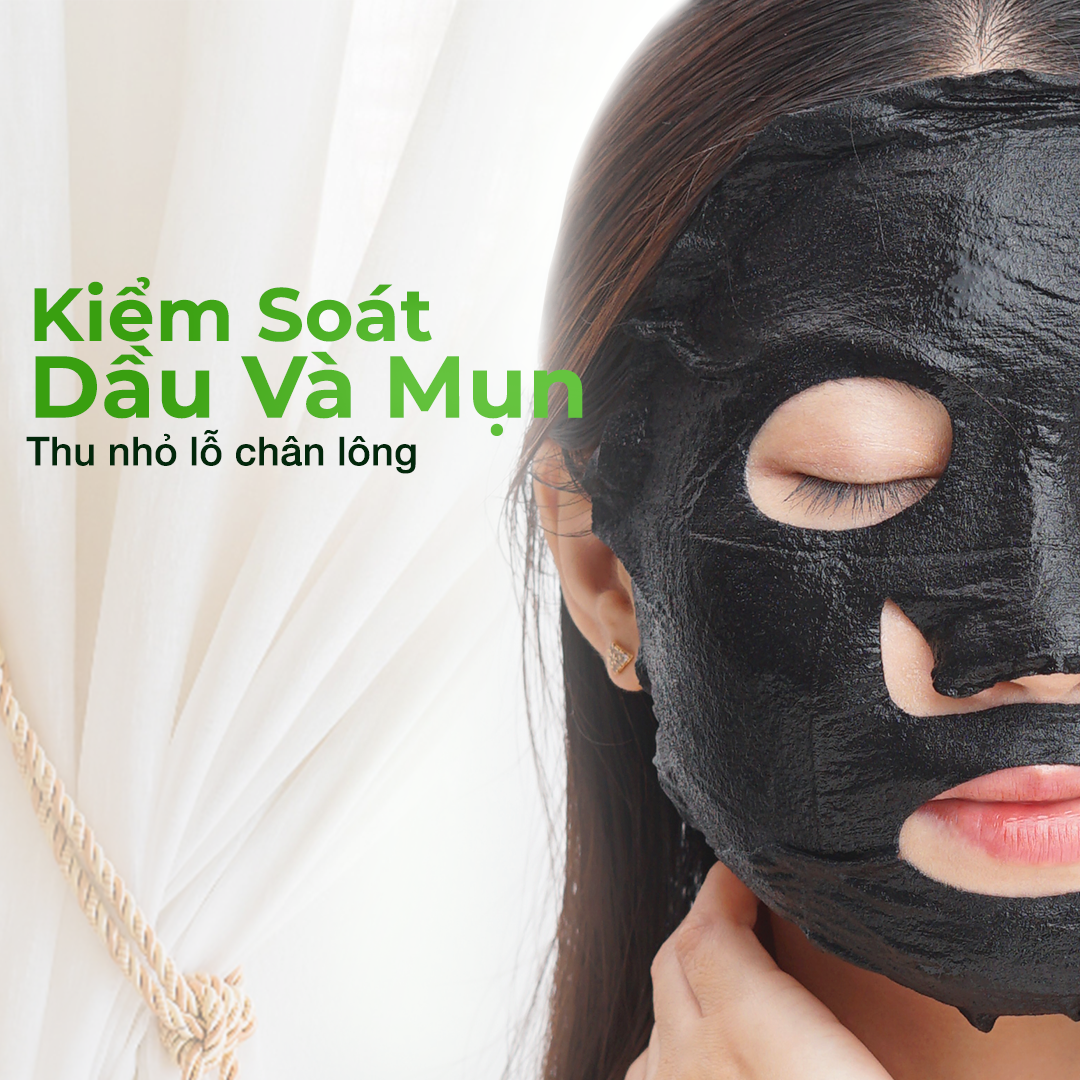 Mặt nạ tràm trà SexyLook Tea Tree Anti Blemish Black Facial Mask