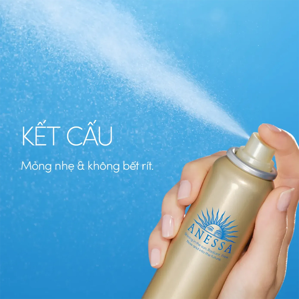 Xịt chống nắng Anessa Perfect UV Spray Aqua Booster SPF 50+
