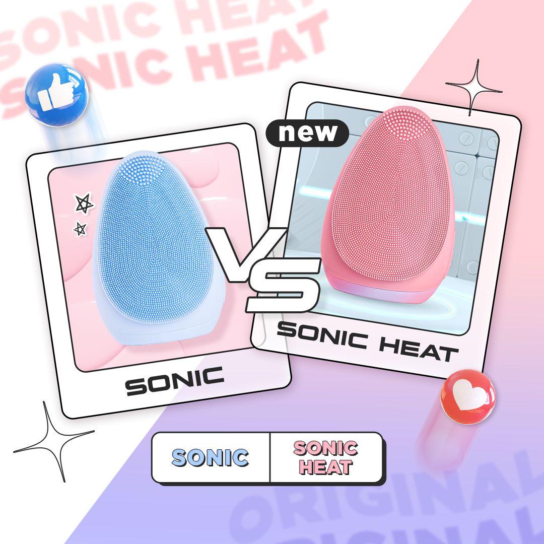 So sánh máy rửa mặt Emmié Sonic và Emmié Sonic Heat